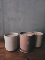 Rosy Glow - Premium Duftkerzenset (3 Stk)