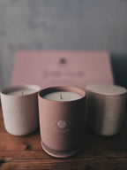 Rosy Glow - Premium Duftkerzenset (3 Stk)