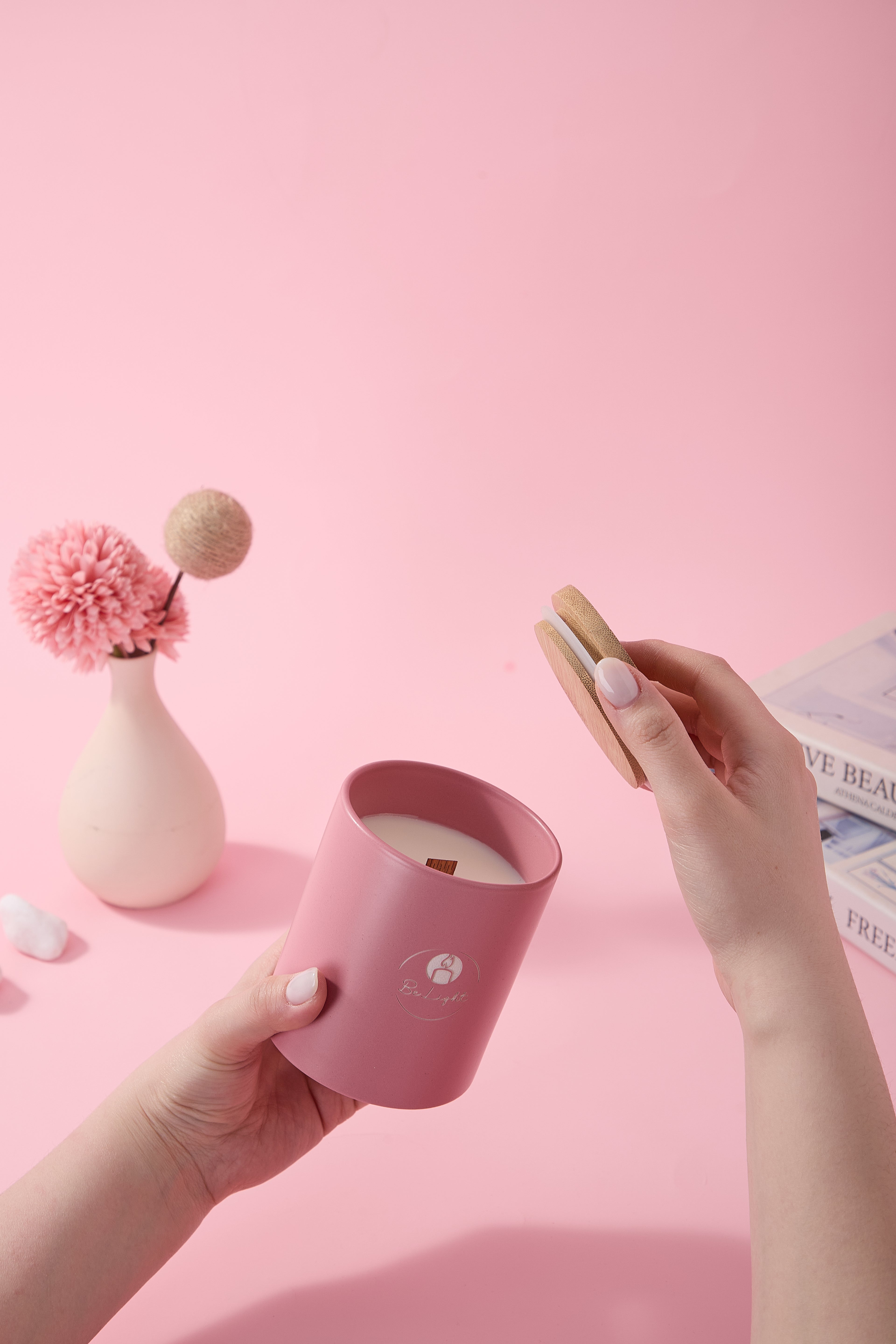 Rosy Glow - Premium Duftkerzenset