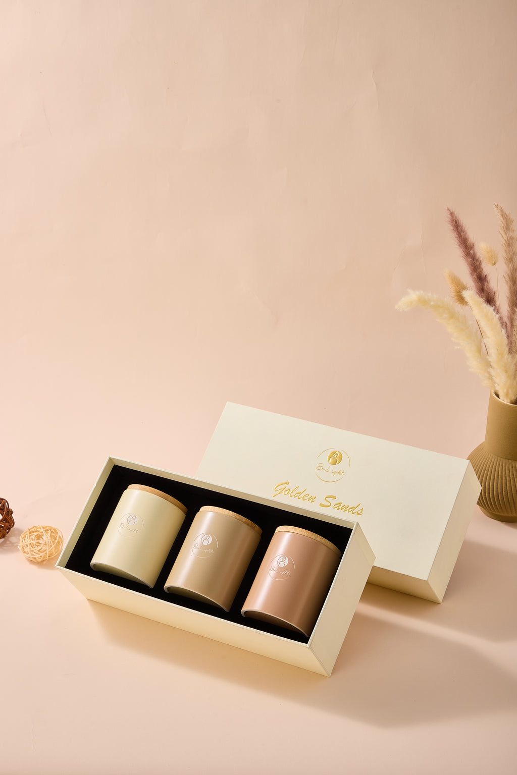Golden Sands - Premium Duftkerzenset
