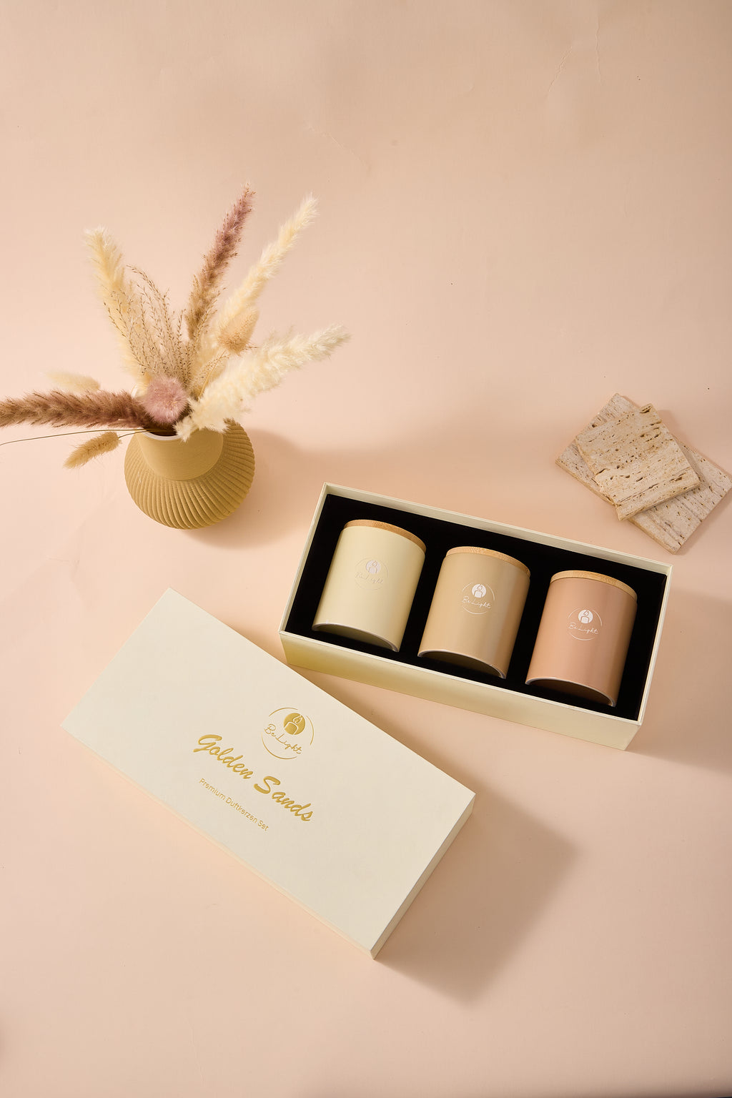 Golden Sands - Premium Duftkerzenset