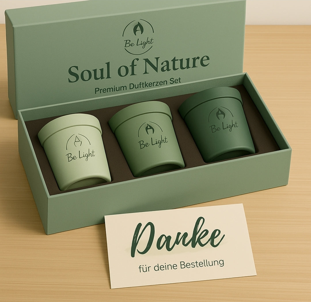Soul of Nature - Premium Duftkerzenset (3 Stk)