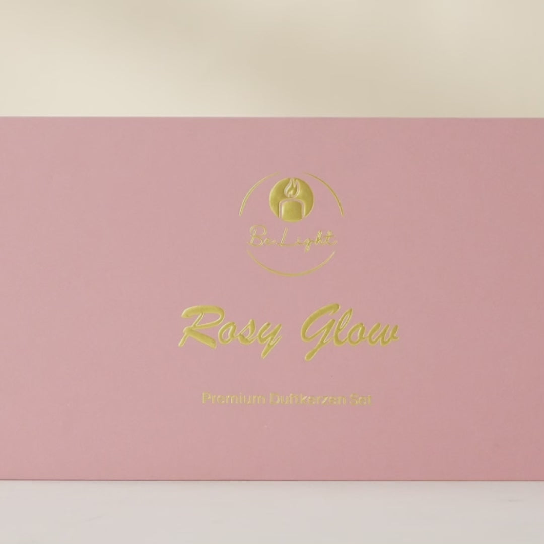 Rosy Glow - Premium Duftkerzenset