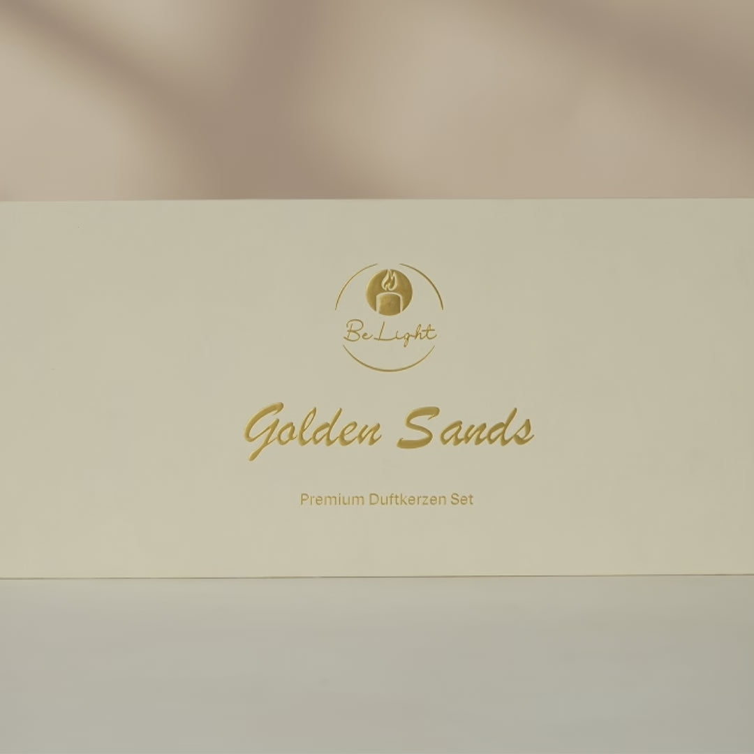 Golden Sands - Premium Duftkerzenset